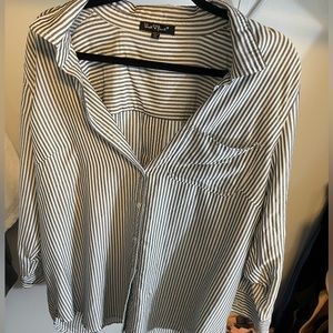 Velvet Heart Button Up Top